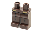 LEGO® onderdeel Benen met Motief Donker Bruin 970c00pb1256