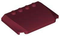 Plaatje in Gallery viewer laden, LEGO® los onderdeel Wig in kleur Donkerrood 52031