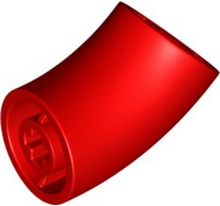 Plaatje in Gallery viewer laden, LEGO® los onderdeel Steen Rond in kleur Rood 65473