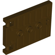 Plaatje in Gallery viewer laden, LEGO® los onderdeel Deur in kleur Donker Bruin 93096