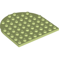 Plaatje in Gallery viewer laden, LEGO® los onderdeel Plaat Rond Geelachtig Groen 41948