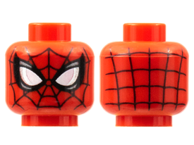 LEGO® los onderdeel Hoofd in kleur Rood 3626cpb2870