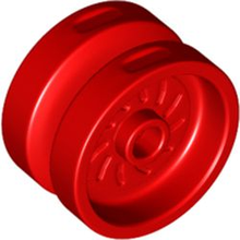 Plaatje in Gallery viewer laden, LEGO® los onderdeel Wiel in kleur Rood 18976