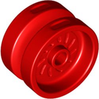 LEGO® los onderdeel Wiel in kleur Rood 18976