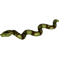 Plaatje in Gallery viewer laden, LEGO® los onderdeel Landdier in kleur Olijfgroen 38801pb02