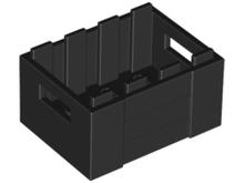 Plaatje in Gallery viewer laden, LEGO® los onderdeel Container in kleur Zwart 30150