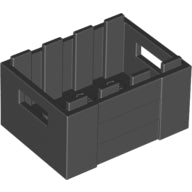 Plaatje in Gallery viewer laden, LEGO® los onderdeel Container in kleur Zwart 30150