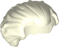 LEGO® los onderdeel Haar in kleur Gloed In Donker Wit 21269