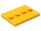 LEGO® los onderdeel Tegel Aangepast Parel Goud 88646