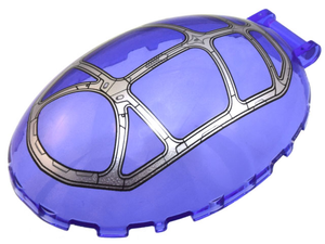LEGO® Voorruit met Motief Doorzichtig Paars 98102pb03