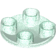 Plaatje in Gallery viewer laden, LEGO® Plaat Rond Satijn Doorzichtig Lichtblauw 2654