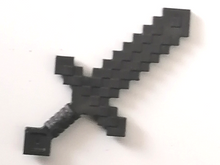 Plaatje in Gallery viewer laden, LEGO® los onderdeel Wapen in kleur Parel Donkergrijs 18787