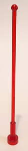 LEGO® los onderdeel Antenne in kleur Doorzichtig Rood 2569