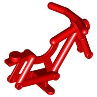 LEGO® los onderdeel Fiets & Motor in kleur Rood 4719