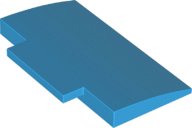 Plaatje in Gallery viewer laden, LEGO® los onderdeel Dakpan Gebogen Donker Azuurblauw 71771