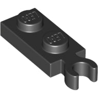 Plaatje in Gallery viewer laden, LEGO® los onderdeel Plaat Aangepast in kleur Zwart 78256