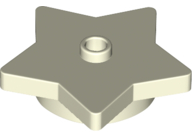 LEGO® los onderdeel Plaat Rond Gloed In Donker Wit 39611