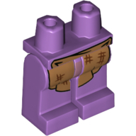LEGO® Benen met Motief Medium Lavendel 970c00pb1244