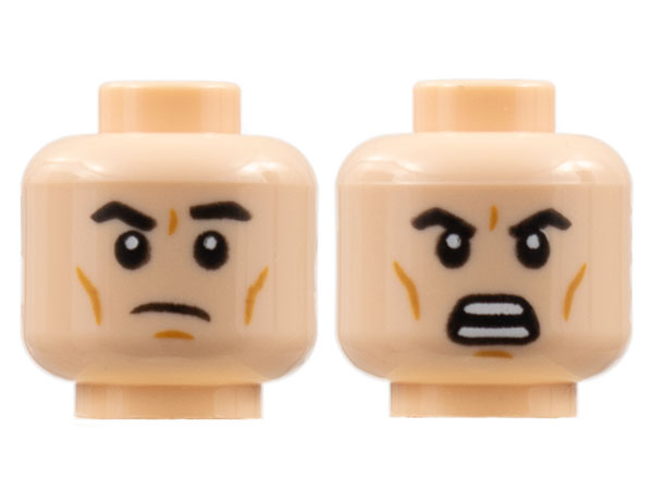LEGO® los onderdeel Hoofd in kleur Lichte Noga 3626cpb2840