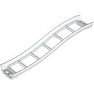 LEGO® los onderdeel Rails in kleur Wit 34738