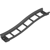 LEGO® los onderdeel Rails in kleur Zwart 34738