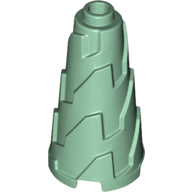 LEGO® los onderdeel Kegel in kleur Zandgroen 28598