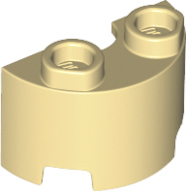 Plaatje in Gallery viewer laden, LEGO® los onderdeel Cilinder in kleur Geelbruin 68013