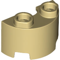 Plaatje in Gallery viewer laden, LEGO® los onderdeel Cilinder in kleur Geelbruin 68013