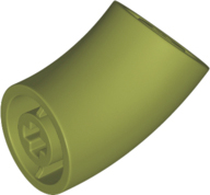 LEGO® los onderdeel Steen Rond in kleur Olijfgroen 65473