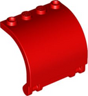 LEGO® los onderdeel Paneel in kleur Rood 18910