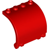Plaatje in Gallery viewer laden, LEGO® los onderdeel Paneel in kleur Rood 18910