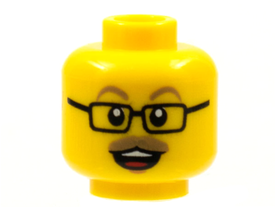 LEGO® los onderdeel Hoofd in kleur Geel 3626cpb2886