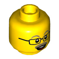 LEGO® los onderdeel Hoofd in kleur Geel 3626cpb2886