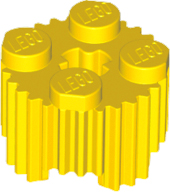LEGO® los onderdeel Steen Rond in kleur Geel 92947