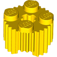 LEGO® los onderdeel Steen Rond in kleur Geel 92947