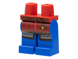 LEGO® los onderdeel Benen met Motief Rood 970c07pb13