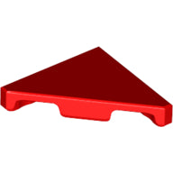 LEGO® los onderdeel Tegel Aangepast in kleur Rood 35787