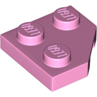 Plaatje in Gallery viewer laden, LEGO® los onderdeel Wig Plaat in kleur Fel Roze 26601