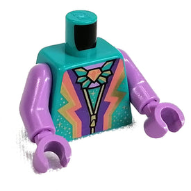 LEGO® onderdeel Lijf met Motief Donker Turkoois 973pb4306c01