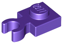 Plaatje in Gallery viewer laden, LEGO® los onderdeel Plaat Aangepast Donkerpaars 4085d