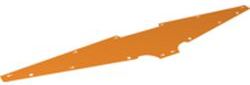 LEGO® los onderdeel Doek in kleur Oranje 79385