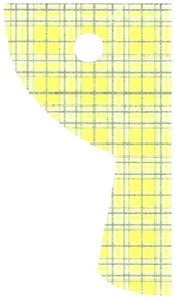 LEGO® los onderdeel Doek in kleur Wit 79418