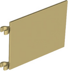 LEGO® los onderdeel Vlag in kleur Geelbruin 2525