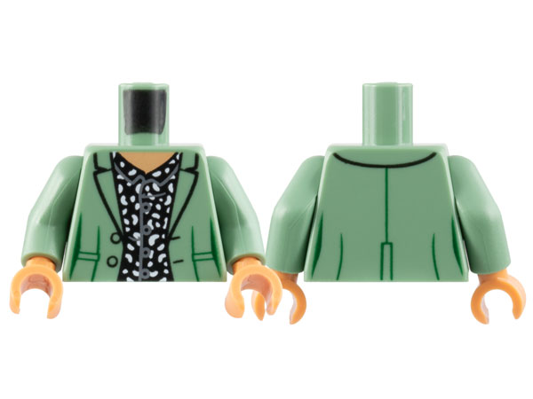 LEGO® los onderdeel Lijf met Motief Zandgroen 973pb4479c01