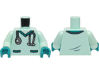 LEGO® los onderdeel Lijf met Motief Licht Aqua 973pb4354c01