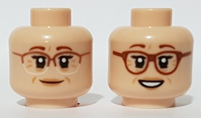 LEGO® los onderdeel Hoofd in kleur Lichte Noga 3626cpb2910