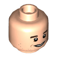 Plaatje in Gallery viewer laden, LEGO® los onderdeel Hoofd in kleur Lichte Noga 3626cpb2906