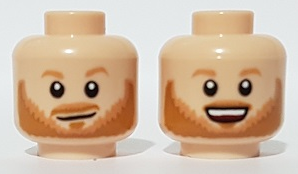 LEGO® los onderdeel Hoofd in kleur Lichte Noga 3626cpb2908
