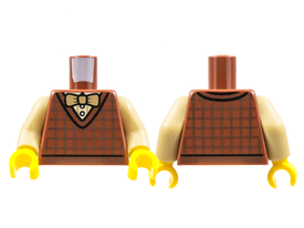 LEGO® Lijf met Motief Roodachtig Bruin 973pb4454c01