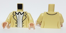 LEGO® los onderdeel Lijf met Motief Geelbruin 973pb4484c01